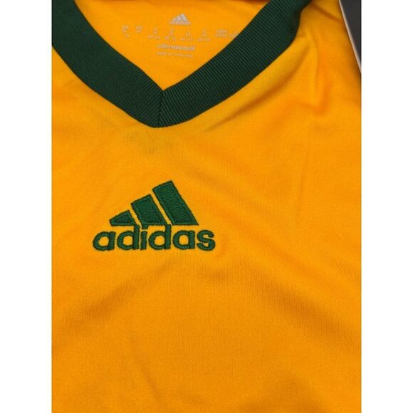 Adidas Women’s  Climacool Custom Print Tiro 17 Jersey, Yellow/Green/White, Sz. M - Picture 10 of 13